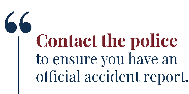 call the police after an accident quote