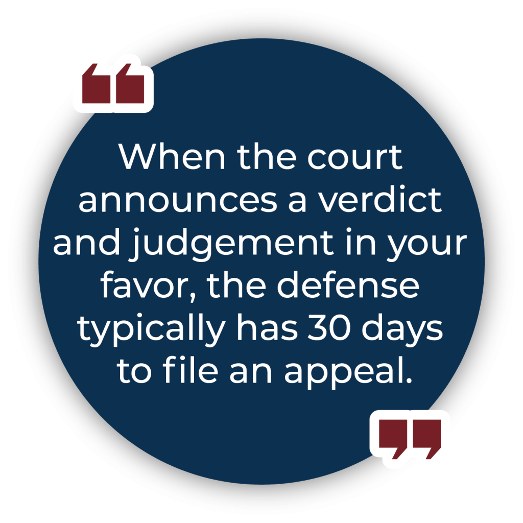 Quote about courtroom judgement