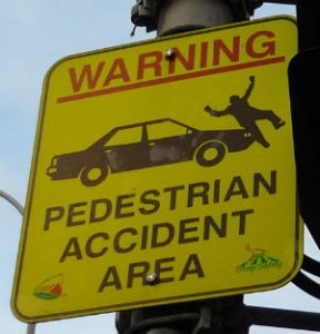Should A Pedestrian Working on the Sidewalk Have To Worry About Being Hit by a Tractor Trailer?