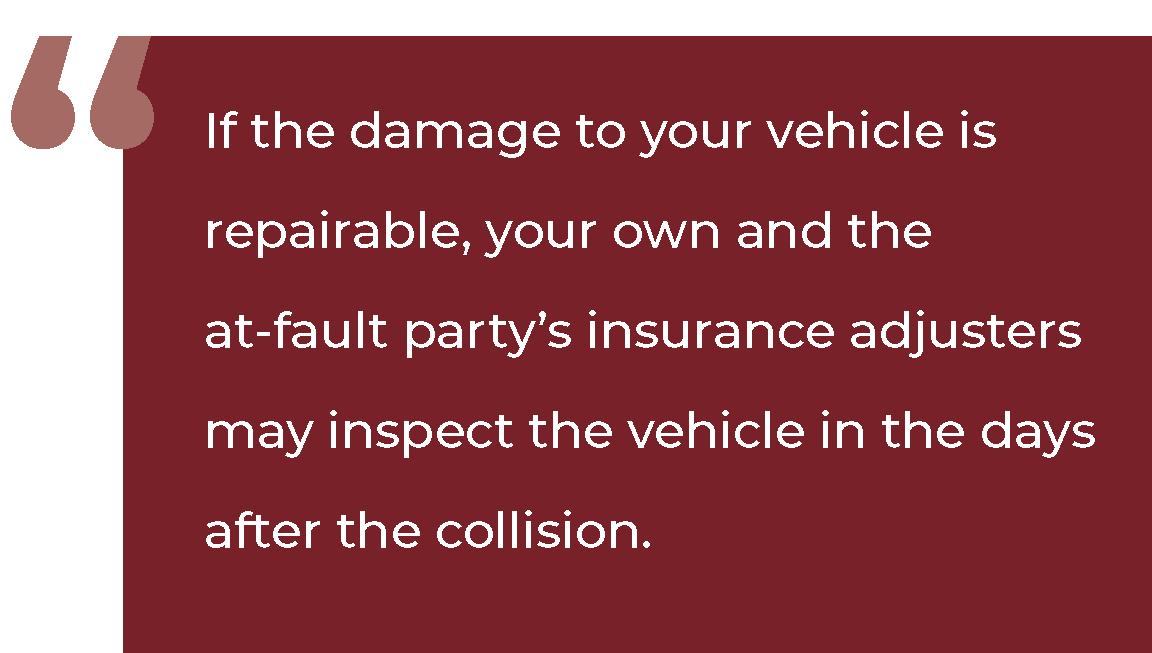 Quote about repairable vehicle 