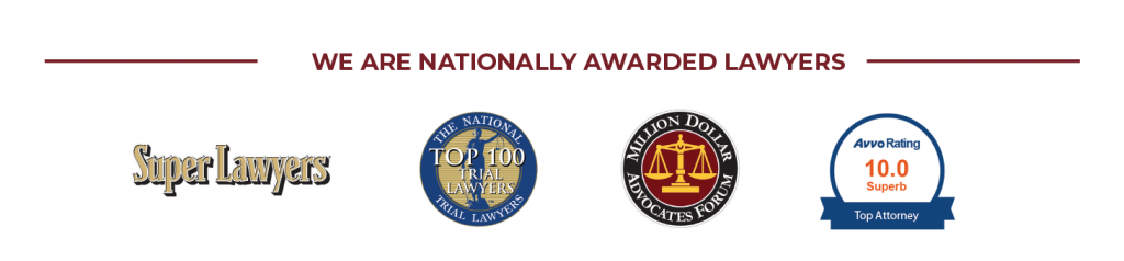 Martindale, Avvo, Super Lawyers, Nationally Awarded Lawyers, logos