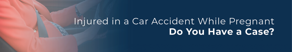 Injured in a car accident title design 