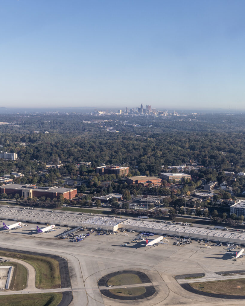 ariel view of college park airport