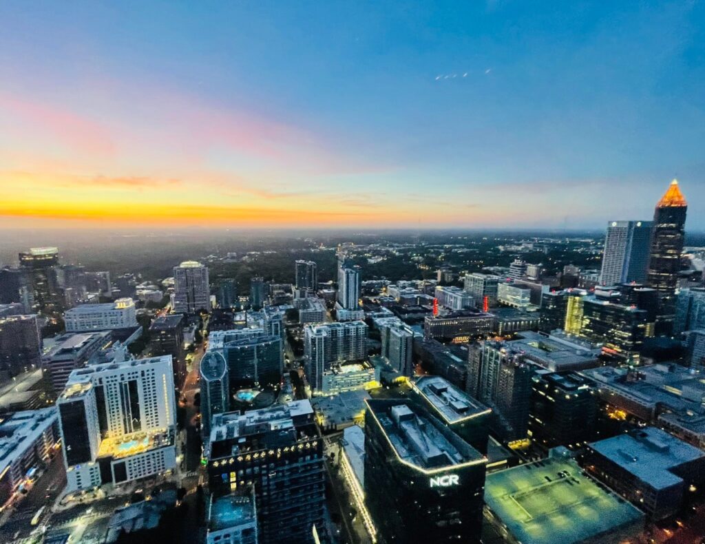 Ariel view of Atlanta