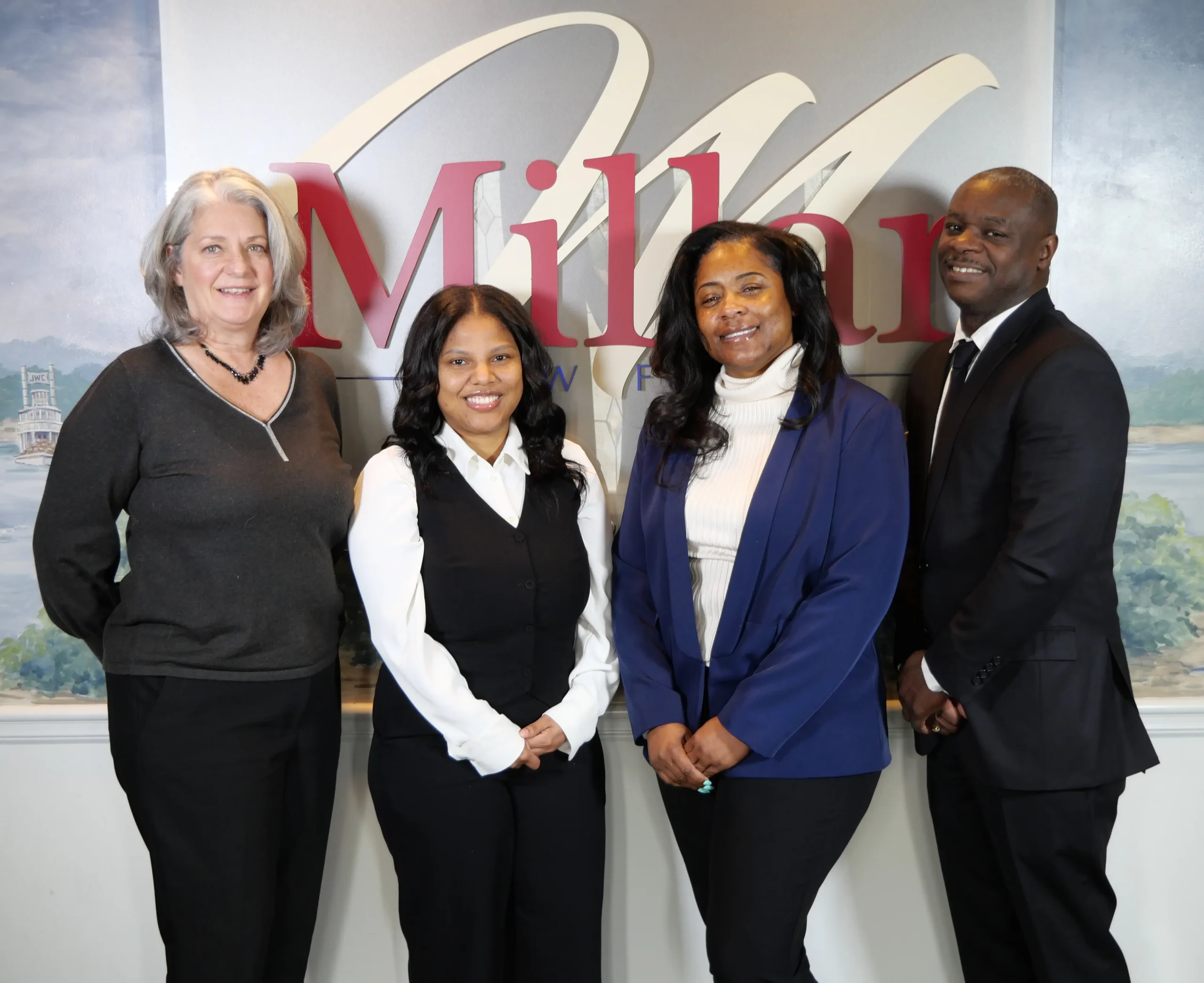 Paralegals at The Millar Law Firm posing for a photo